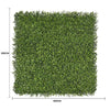 Image of Artificial Premium Natural Buxus Panel Dimensions