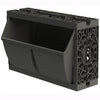 Image of Black gro wall slim pro module with geometric design on a white background