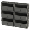 Image of 6 modules of gro wall slim pro on a white background