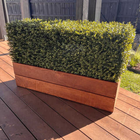 Artificial Natural Buxus Freestanding Hedge 50cm x 1m x 30cm
