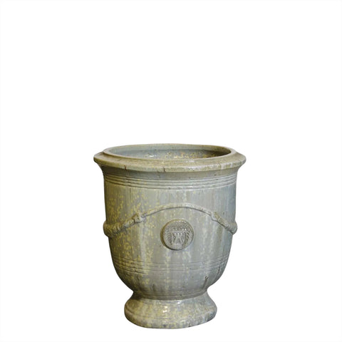 Glacier French Style Glazed Urn