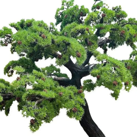 zoomed in image of large artificial bonsai