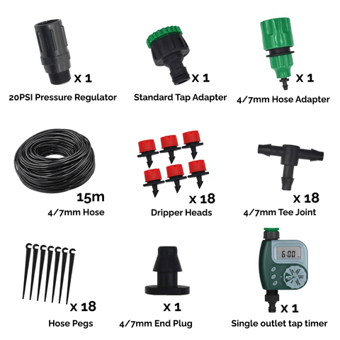 Vertical Garden Irrigation Kit With Digital Tap Timer (Special Offer)