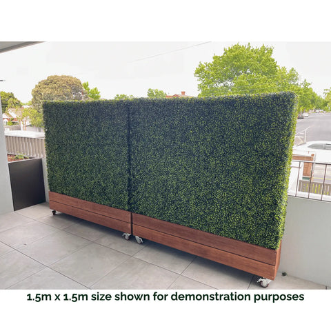 Artificial Mixed Boxwood Freestanding Hedge 1m x 1m x 30cm