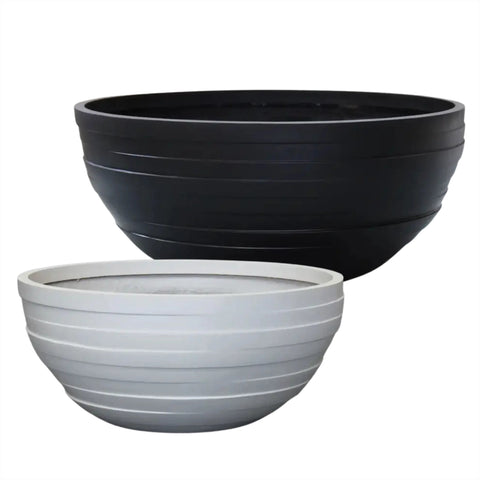 Black and White Sierra Lightweight Circulum Bowl