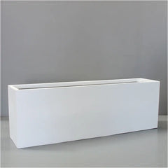Sierra Lightweight Dividum Trough Planter Large White