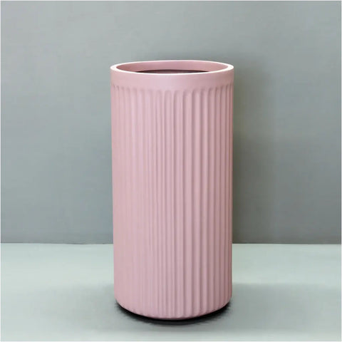 Sierra Doric Cylinder Pot Planter Small Pink Salt