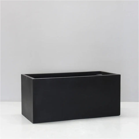 Sierra Rectangulum Trough Planter Large Black