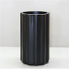 Image of Sierra Vattra Fluted Cylinder Pot Medium Sized - Black