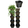 Image of Wallgarden Multi Hang 10 Pot Vertical Garden Wall Kit with plants