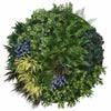 Image of 100cm Outdoor Artificial Lavender Green Wall Disc UV Stabilised