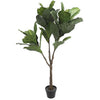 Image of Premium Artificial Fiddle Leaf Fig Tree 125cm UV Resistant