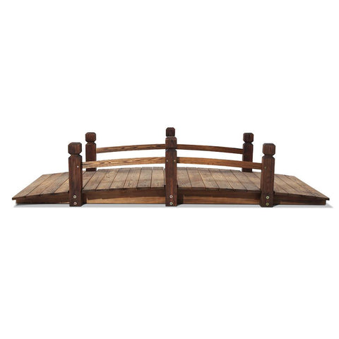 160cm Outdoor Wooden Rustic Bridge