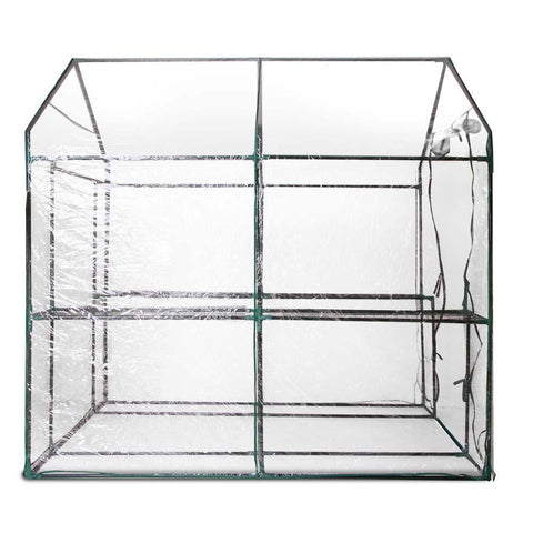 1.9m x 1.2m Transparent Walk In Green House