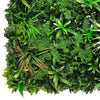 Image of bottom left hand corner view of the Wild Tropics Artificial Vertical Garden Panel