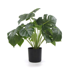 Potted Artificial Monstera Deliciosa Plant With Real Touch Leaves 50cm