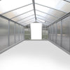 Image of 3.1m x 2.5m Polycarbonate Aluminium Greenhouse