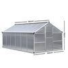 Image of 3.6m x 2.5m Polycarbonate Aluminium Greenhouse