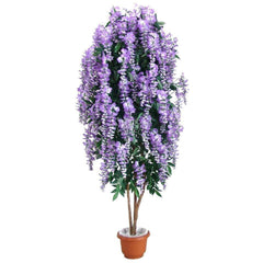 Artificial Draping Purple Wisteria 185cm