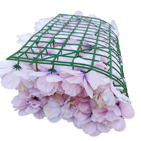 Artificial Flower Wall Backdrop Panel 40cm X 60cm Faux Pink