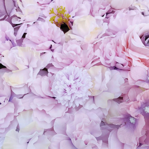 Artificial Flower Wall Backdrop Panel 40cm X 60cm Faux Pink