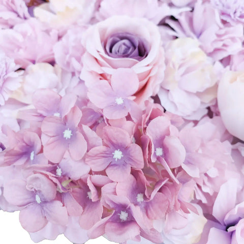 Artificial Flower Wall Backdrop Panel 40cm X 60cm Faux Pink