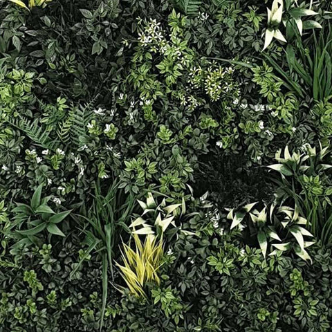 Artificial Green Forest Vertical Garden 1m x 1m UV Stabilised Panel