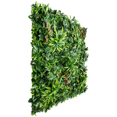 Artificial Green Meadows 1m x 1m Green Wall Panel UV Stabilised