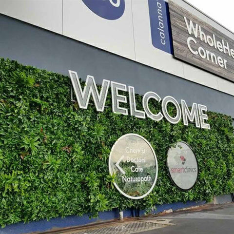 Artificial Green Meadows Vertical Garden Sample