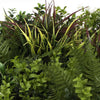 Image of Artificial Green Wall Disc Art 60cm Green Field UV Resistant - White