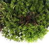 Image of Artificial Green Wall Disc Art 80cm Green Field UV Resistant - White