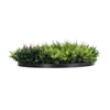 Image of Artificial Green Wall Disc Art 90cm Green Field UV Resistant - Black