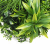 Image of Artificial Green Wall Disc Art White Jasmine UV Resistant 100cm - White