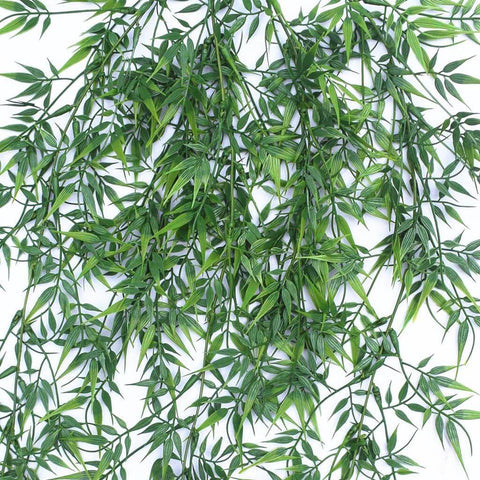 Artificial Hanging Dense Bamboo Leaf Trail UV Stabilised 110cm