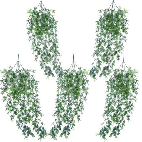 Artificial Hanging Dense Bamboo Leaf Trail UV Stabilised 110cm
