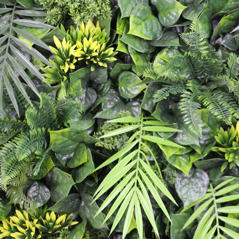 Artificial Hawaiian Fern Vertical Garden Panel 1m x 1m UV Stabilised