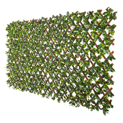 Artificial Jasmine Hedge Extendable Trellis Screen 2m x 1m UV Stabilised