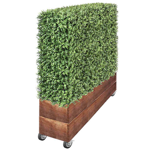 Artificial Natural Buxus Freestanding Hedge 1.5m x 1.5m x 30cm UV Stabilised