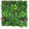 Image of Artificial Pink Tropics Vertical Garden Panel 1m x 1m UV Stabilised