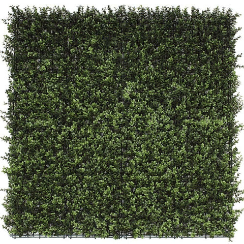Artificial Premium Natural Buxus 1m x 1m Hedge Panel UV Stabilised