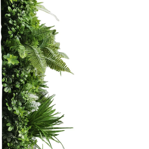 Side Profile Of The Artificial Vista Green Recycled Vertical Garden Panel