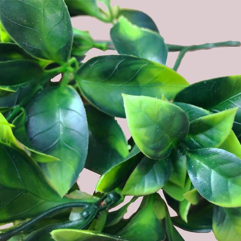 Artificial White Flowering Jasmine Stem 30cm UV Stabilised