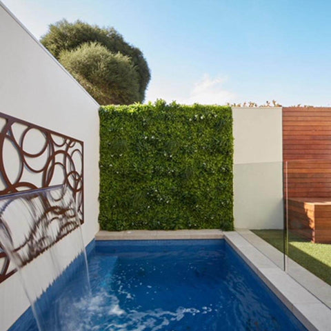 Artificial White Oasis Vertical Garden Sample