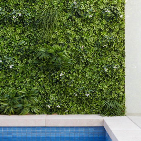 Artificial White Oasis Vertical Garden Sample
