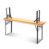 Image of Artiss Wooden Outdoor Foldable Bench + Seat Set