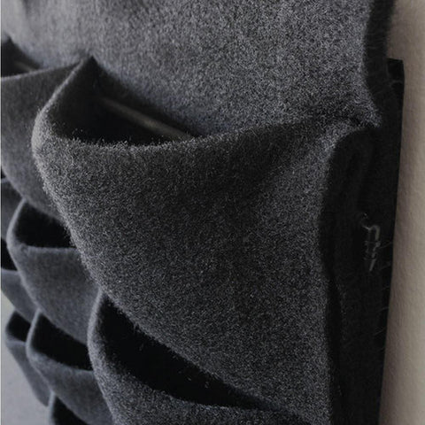 FLORAFELT 12 POCKET MODULAR PLEATED FELT VERTICAL GARDEN