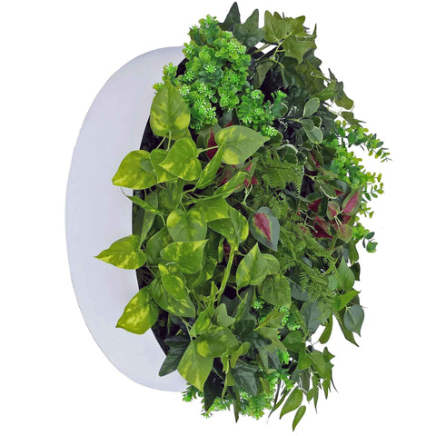 Forrest Fern Circular Artificial Plant Wall Disc 60cm