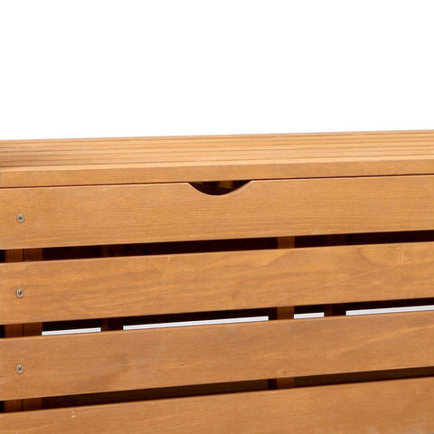 Gardeon 2 Seat Wooden Outdoor Storage Bench