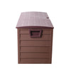 Image of Gardeon 290L Outdoor Lockable Storage Box - Chocolate