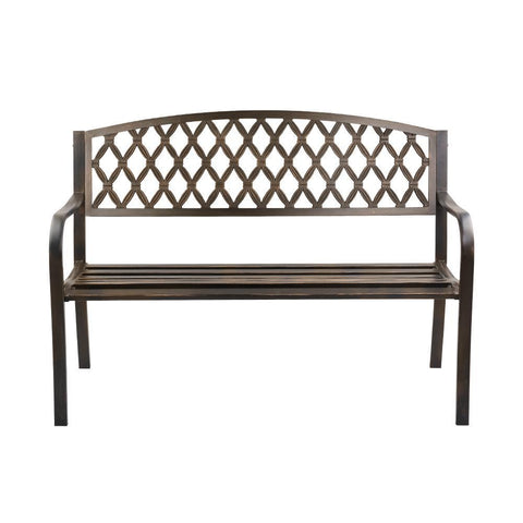 Gardeon Cast Iron Vintage Garden Bench Seat - Bronze